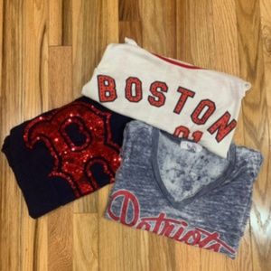 Boston Red Sox, Patriots, New England T Shirts, M